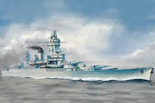 Miniatura 3 de Hobby Boss Naves modelo de acorazado de Estrasburgo de la Armada francesa