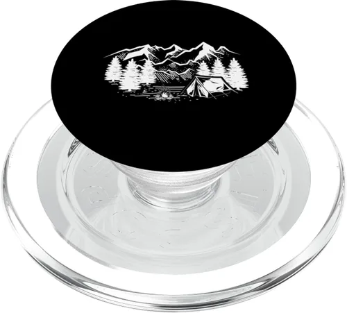 Miniatura 8 de Camping Camper Camp Outdoor Lover Wanderlust Nature PopSockets PopSockets intercambiables PopGrip