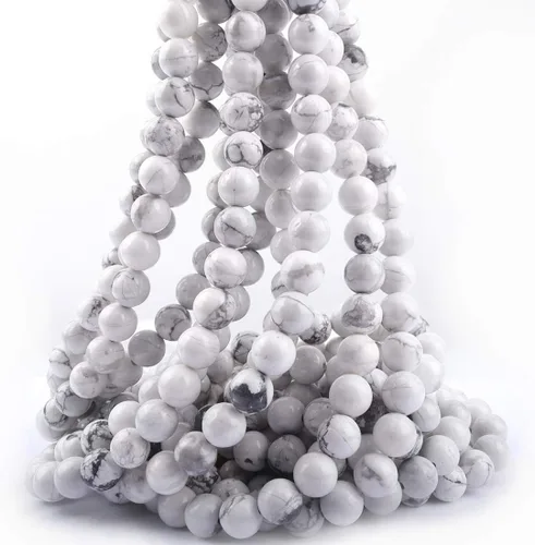 Miniatura 28 de Cuentas sueltas redondas de piedra natural de amatista de 8mm, cuentas para hacer joyas y manualidades DIY, 1 cordón de 15 pulgadas, aproximadamente
