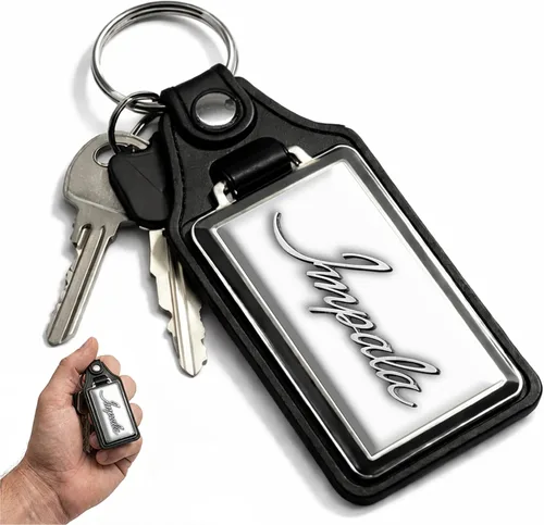 Miniatura 75 de Brotherhood Car Key Chain for Cutlass - Classic Models Keychain for Men and Women Gift Key Ring Azul alpino