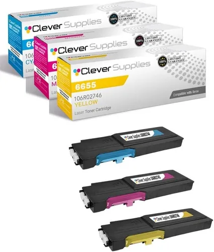 Miniatura 9 de CS compatible Xerox Phaser 6510/WorkCentre 6515 (106r03480) 2 cartuchos de tóner negro para Phaser 6510, WorkCentre 6515 2 negro