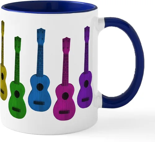 Miniatura 21 de CafePress Jake's Rainbow Shark - Taza de café de cerámica (11 oz)