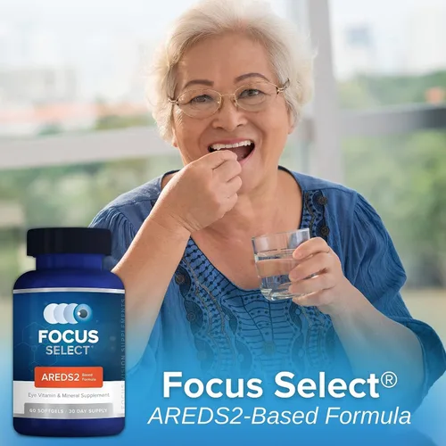 Miniatura 4 de Focus Select AREDS2 - Suplemento de vitaminas y minerales para los ojos a base de AREDS2 - Suplemento a base de AREDS2 para ojos