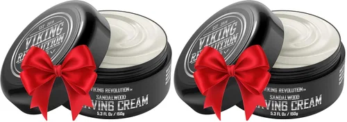 Miniatura 11 de Crema de afeitar de lujo con aroma a menta y eucalipto - Jabón de afeitar suave, sedoso y sedoso - Espuma rica para el afeitado más suave - 5.3 oz