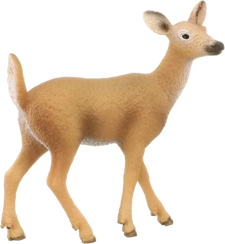 Miniatura 2 de Schleich 14710 Figura de Jugueto de Coneja de Cola Blanca, Multicolor