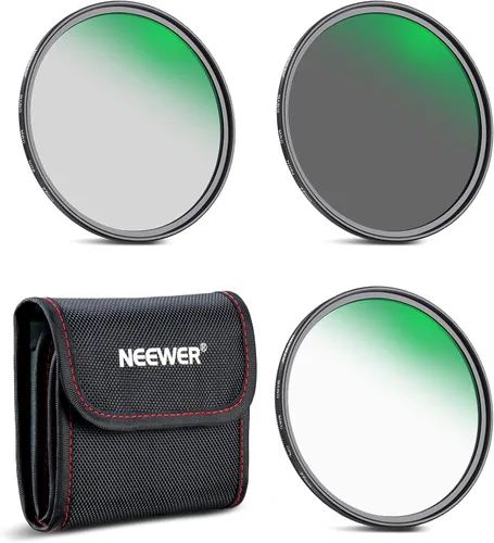 Miniatura 14 de NEEWER Kit de filtro de lente de 1.929 in ND8 ND64 CPL, densidad neutra+kit de filtro polarizador circular con 30 capas de revestimiento nano/vidrio