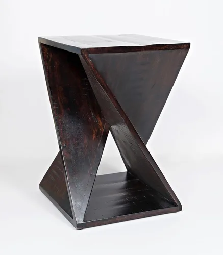 Miniatura 15 de Jofran Global Archive Jasper - Mesa de madera moderna, color espresso