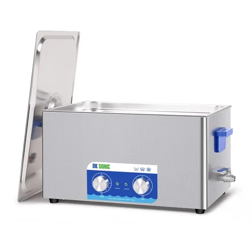 Miniatura 14 de DK SONIC Limpiador Ultrasónico, 1.5L 60W Limpiador Ultrasónico de Joyería de Acero Inoxidable con Cesta de Limpieza, Temporizador Mecánico