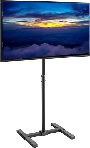 Miniatura 11 de VIVO Soporte de piso para TV para pantallas de 13 a 50 pulgadas de hasta 44 libras, LCD LED OLED 4K Smart planas y curvas, paneles de monitor, VESA