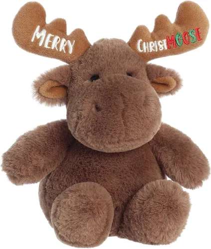 Miniatura 2 de Aurora Witty JUST Sayin' Merry Christmoose - Personajes expresivos - Ideas de regalo extravagantes - Marrón 12 pulgadas
