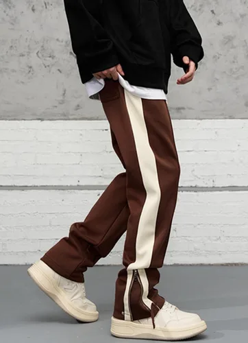Miniatura 33 de Pantalones deportivos de gamuza sintética para mujer, pantalones de baile acampanados para hombre