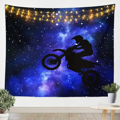 Miniatura 37 de Tapiz de juegos para niños pequeños de 51 x 59 pulgadas, tapices de decoración de sala de juegos para adolescentes, consola de juegos para niños