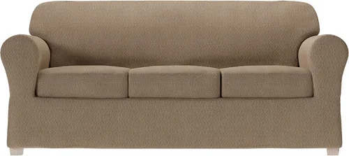 Miniatura 19 de Zenna Home Simply Fit - Funda elástica para sofá (1 pieza), color moca