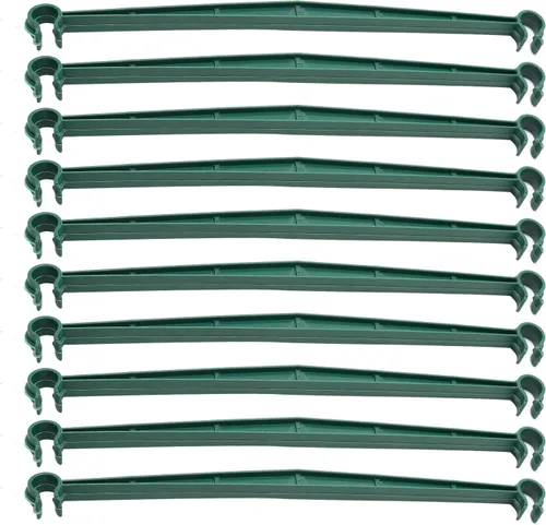 100 brazos de estaca para jaula de tomate, conectores de enrejado expandibles de 12.8 pulgadas, estacas de jardín de soporte para plantas, soportes