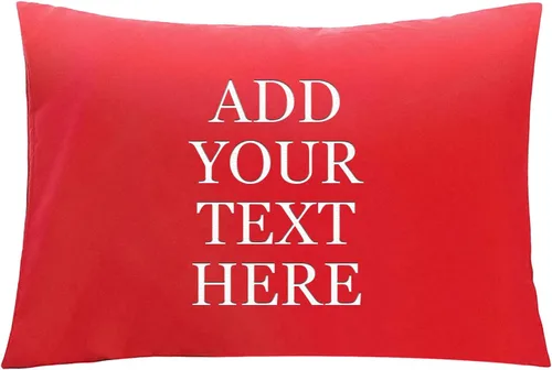 Miniatura 100 de Personalized Passion Fundas de almohada de tamaño estándar (20 x 26 pulgadas), fundas de almohada estándar con cierre de sobre suaves y acogedoras