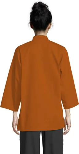 Miniatura 2 de Uncommon Threads Camisa de chef con botones y manga 34 unisex épica con aberturas de ventilación