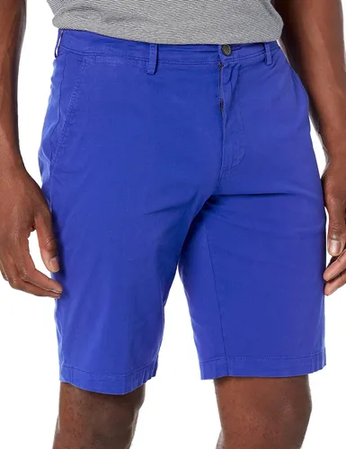 Miniatura 3 de Goodthreads Pantalones cortos chinos ajustados de 11 pulgadas sin pinzas cómodos elásticos para hombre