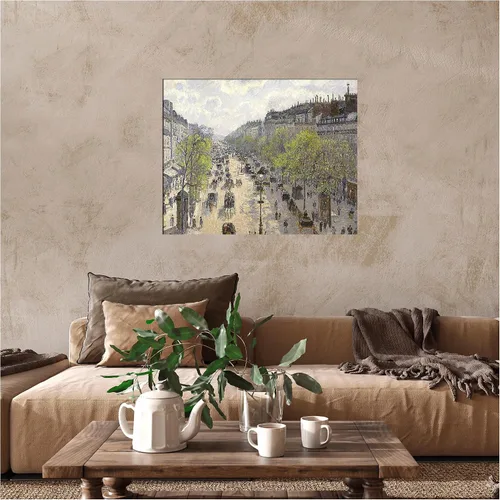 Miniatura 315 de A&T ARTWORK Campo de trigo con cipreses de Van Gogh Las reproducciones de arte clásico mundial, impresiones en lienzo giclée para decoración