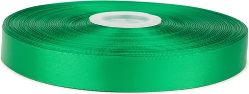 Miniatura 32 de Cinta de satén de doble cara de 1-1/2 pulgadas x 100 yardas, cinta de poliéster negra para envolver regalos, decoración de boda, arreglos florales