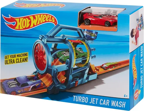 Miniatura 8 de Hot Wheels Turbo Jet CAR WASH Juego Set