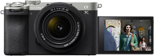 Miniatura 3 de Sony a7C II - Cuerpo de cámara sin espejo de marco completo con lente F4-5.6 de 1.102-2.362 in plateado ILCE-7CM2L/S con estuche de fotografía Deco