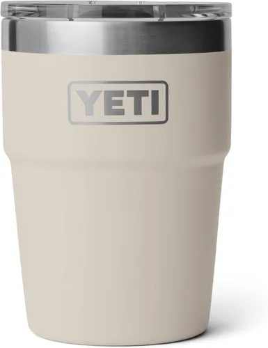 Miniatura 25 de YETI Rambler - Vaso apilable de 16 onzas, aislado al vacío, de acero inoxidable con tapa MagSlider Apilable