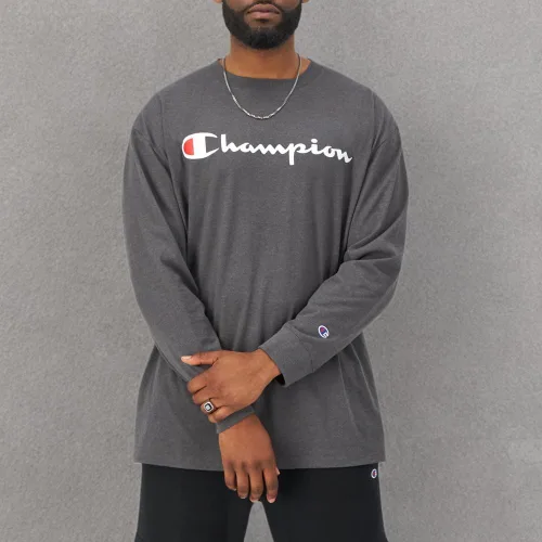 Miniatura 55 de Champion Camiseta de manga larga para hombre, camiseta clásica para hombre (regular o grande y alto)