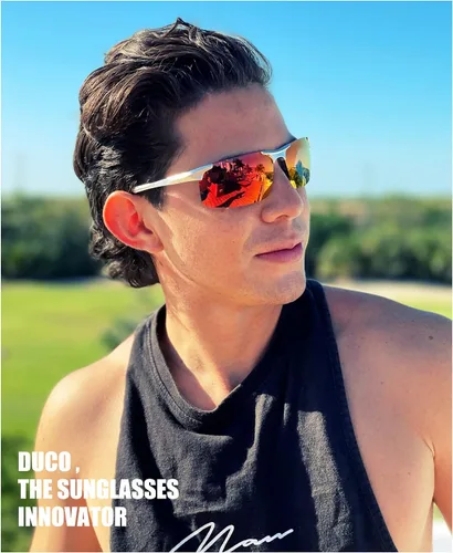 Miniatura 53 de Duco - Gafas de sol deportivas polarizadas para hombre con protección UV 8177s