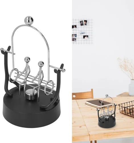 Miniatura 7 de KENANLAN Bolas de equilibrio, bolas de equilibrio de metal para parejas, bolas de equilibrio de péndulo, juguetes divertidos de ciencia física