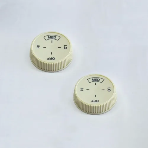 Miniatura 7 de 2 piezas de zócalo calentador termostato control de temperatura perilla de dial de repuesto de placa base de repuesto
