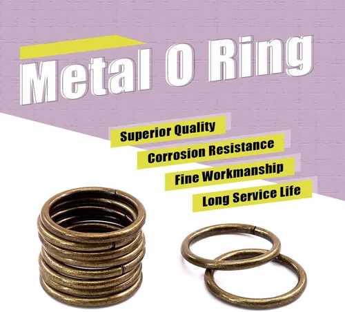 Miniatura 4 de Swpeet 60 anillos de metal multiusos de bronce resistentes de 5/4 de pulgada a 1.260 in para bolsas de hardware, anillos de mano, accesorios
