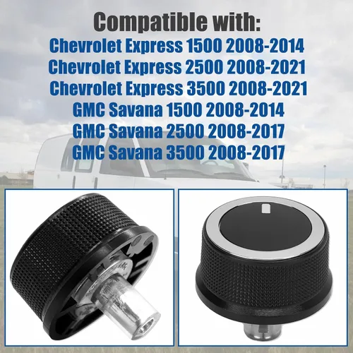 Miniatura 3 de 84141127 3pcs Express Heater AC Control Perilla Ajuste para Chevrolet 2008-2017