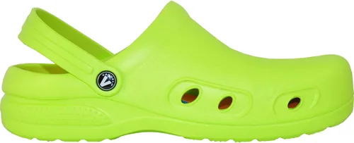 Miniatura 5 de VANGELO Zuecos profesionales antideslizantes para hombre, zapatos de trabajo para enfermera, zapatos de chef, zapatos de chef, color negro, blanco