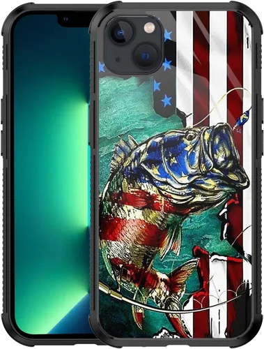 Miniatura 47 de Funda con diseño de ciervo y bandera estadounidense para iPhone 11 Pro Max - Funda protectora de poliuretano termoplástico resistente, antiarañazos