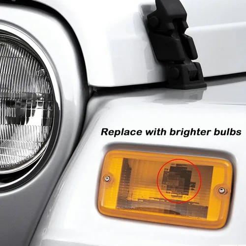 Miniatura 5 de Juego de enchufes para señales de giro y luces de estacionamiento delanteras para Jeep Wrangler TJ y Unlimited 1997-2006, Cherokee XJ 1999-2001