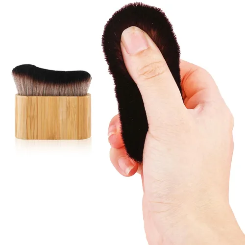 Miniatura 4 de Cepillo autobronceador, cepillo de mezcla aplicador autobronceador para bronceado de belleza, maquillaje en aerosol, mezcla de bronceado, cepillos