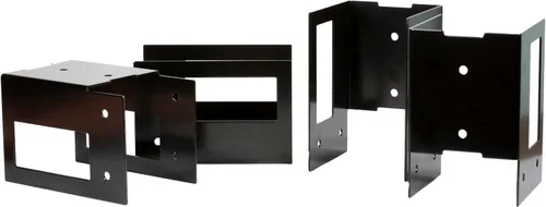 Miniatura 2 de Rutland Stack N Store - Juego de 4 soportes de esquina para estantes de almacenamiento de edificios