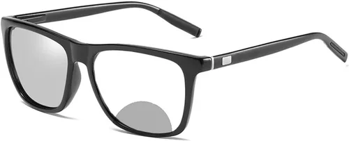 Miniatura 3 de Gafas de lectura bifocales fotocromáticas de transición de magnesio de aluminio para mujeres hombres lupa presbicia gafas de sol lectores