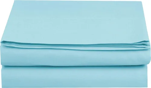 Miniatura 58 de Elegant Comfort Sábana plana premium de 1 pieza de calidad hotelera, lujosa y más suave, 1500 hilos, ropa de cama sábana plana de calidad egipcia