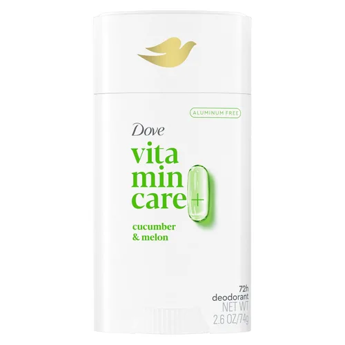 Miniatura 12 de Dove VitaminCare+ Desodorante en barra libre de aluminio para protección de olores 72H Desodorante transpirable de coco y karité para mujeres, 2.6