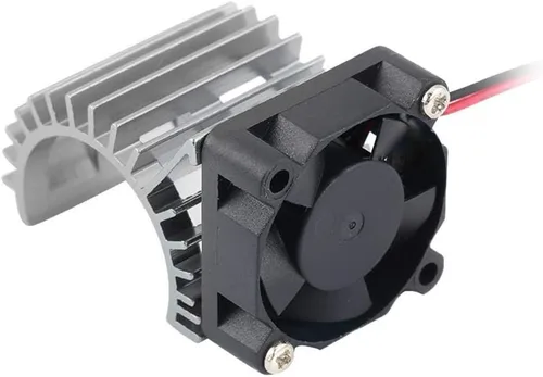 Miniatura 6 de Disipador de calor de motor RC con ventilador de refrigeración, ventilador de enfriamiento de disipador de calor RC para automóvil RC eléctrico a