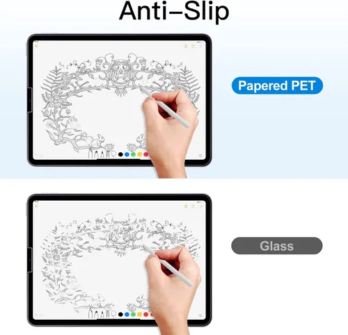 Miniatura 4 de JETech Protector de pantalla de papel para iPad Air 5/4 (10.9 pulgadas, modelo 2022/2020, 5ª/4ª generación), antirreflejo, película de papel PET