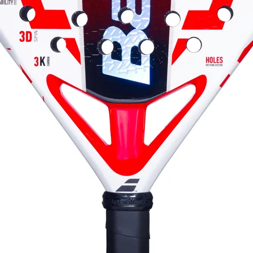 Miniatura 4 de Babolat Technical Viper Juan Lebron - Pala de pádel (blanco/rojo)