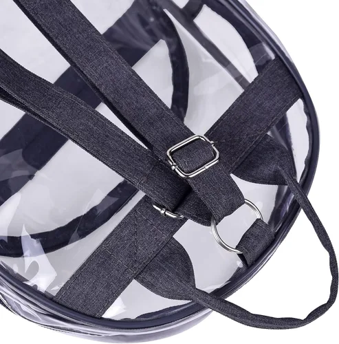 Miniatura 9 de Mochila pequeña aprobada por el estadio mini mochila transparente para niñas Negro Mini Mochilas Daypack