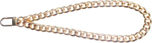 Bolso de mano con correa de cadena y llavero