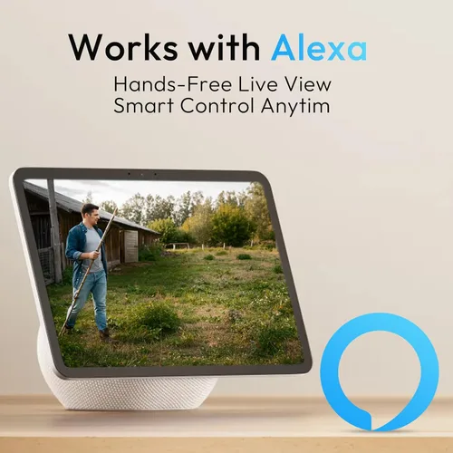 Miniatura 9 de Rraycom Cámara de seguridad celular 4G LTE inalámbrica para exteriores, sin WiFi, con energía solar, vista en vivo de 360°, visión nocturna a
