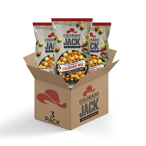Miniatura 9 de Palomitas de maíz gourmet Colorado Jack: Mantequilla real y vainilla, cultivadas por agricultores, delicioso aperitivo, regalo sabroso - Sin jarabe