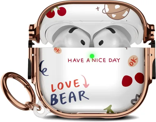 Miniatura 100 de Maxjoy para Funda Linda de AirPods 2 (2019) con Bloqueo de Seguridad, Compatible con Funda de AirPod de 2ª Generación de Mármol para Mujeres