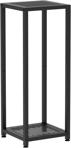 TOSKING Soporte alto para plantas para interiores – Estante de metal moderno de 2 niveles, altura de 30 pulgadas y capacidad de 200 libras,