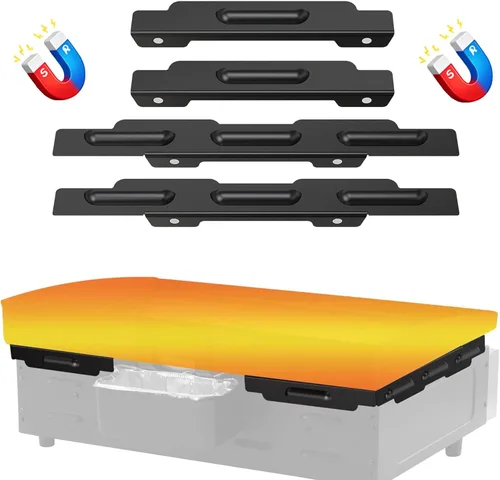 Protector de viento magnético para plancha Blackstone de 22 pulgadas, compatible con accesorios de parrilla Blackstone, bloqueador de viento para